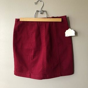 NWT AlTAR’D STATE red mini skirt
